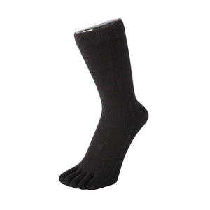 ESSENTIAL - Mid-calf toe socks - Black