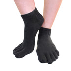 ESSENTIAL - toe socks ankle boots - Black