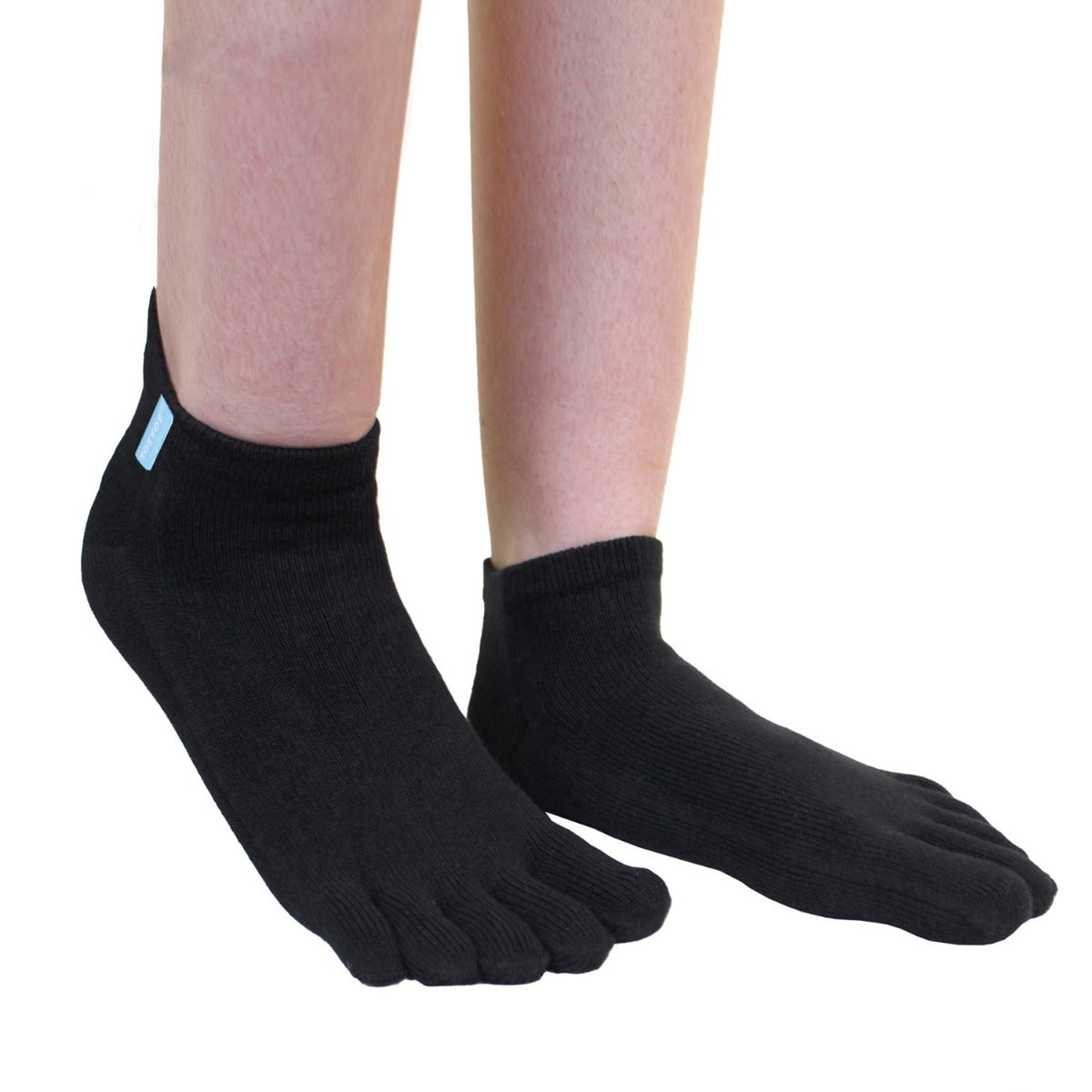 ESSENTIAL - toe socks ankle boots - Black