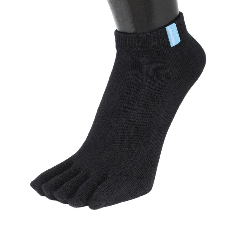 ESSENTIAL - toe socks ankle boots - Black