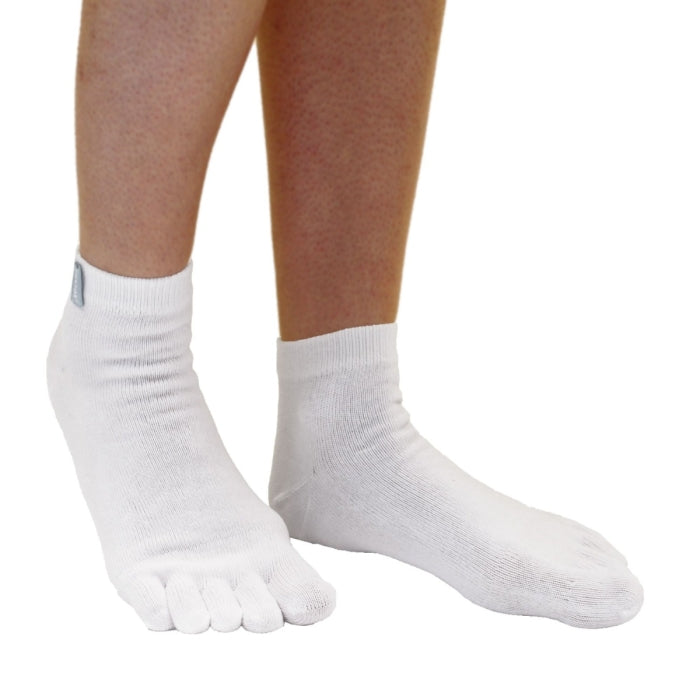 ESSENTIAL - toe socks ankle - white