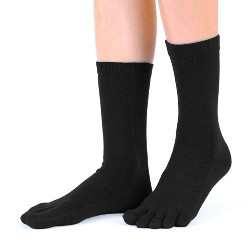ESSENTIAL - toe socks  to mid-calf - Black