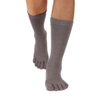 ESSENTIAL - toe socks mid-calf - Smoke