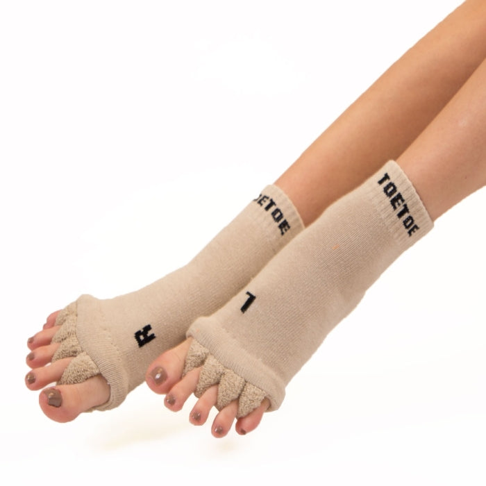 Medical toe socks - Toe Separator - Fawn - One size